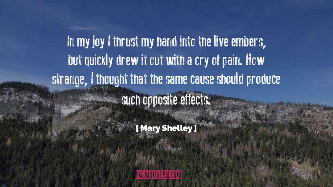 Cause quotes by Mary Shelley