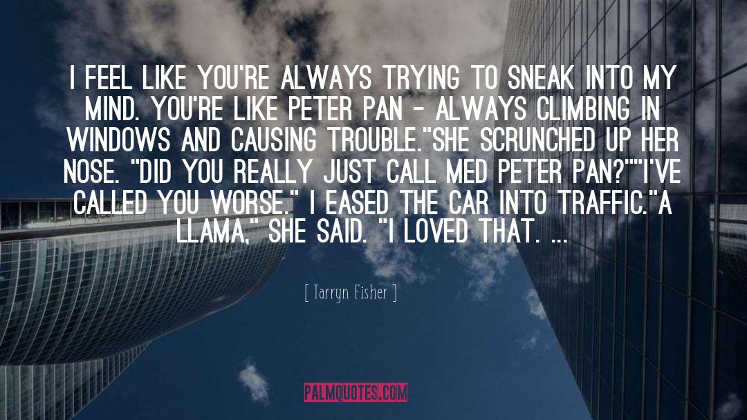 Causing Trouble quotes by Tarryn Fisher