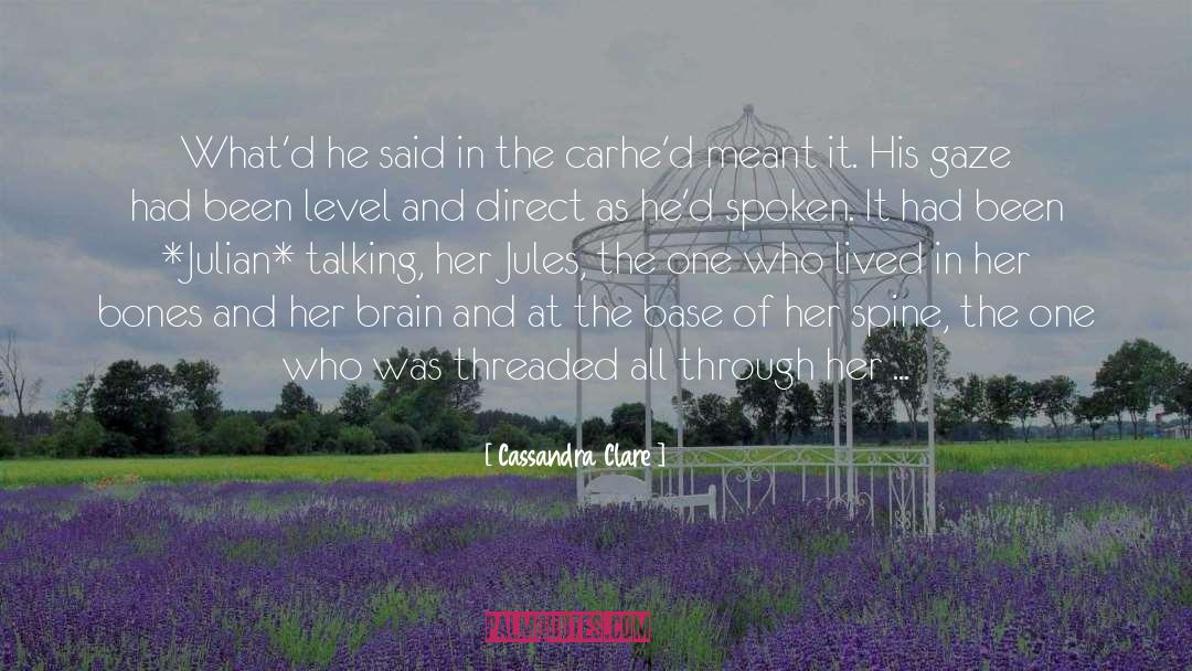 Cauterized Nerves quotes by Cassandra Clare