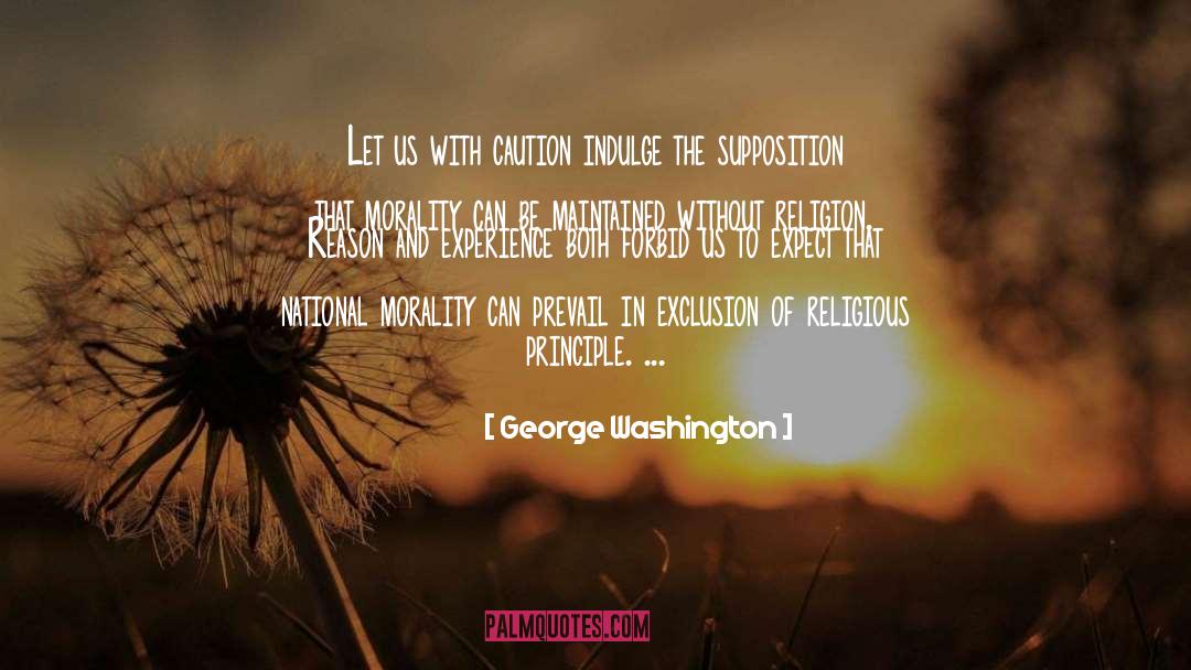 Caution quotes by George Washington