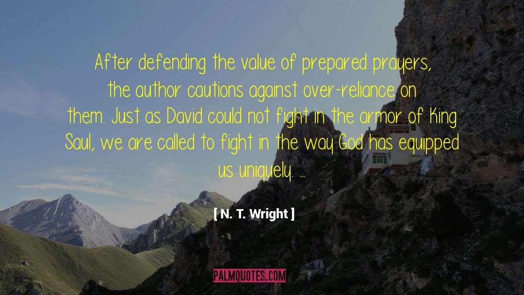 Cautions quotes by N. T. Wright