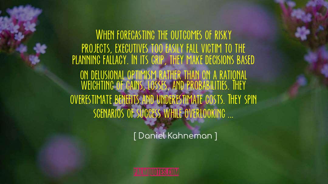 Cautiously Optimistic quotes by Daniel Kahneman