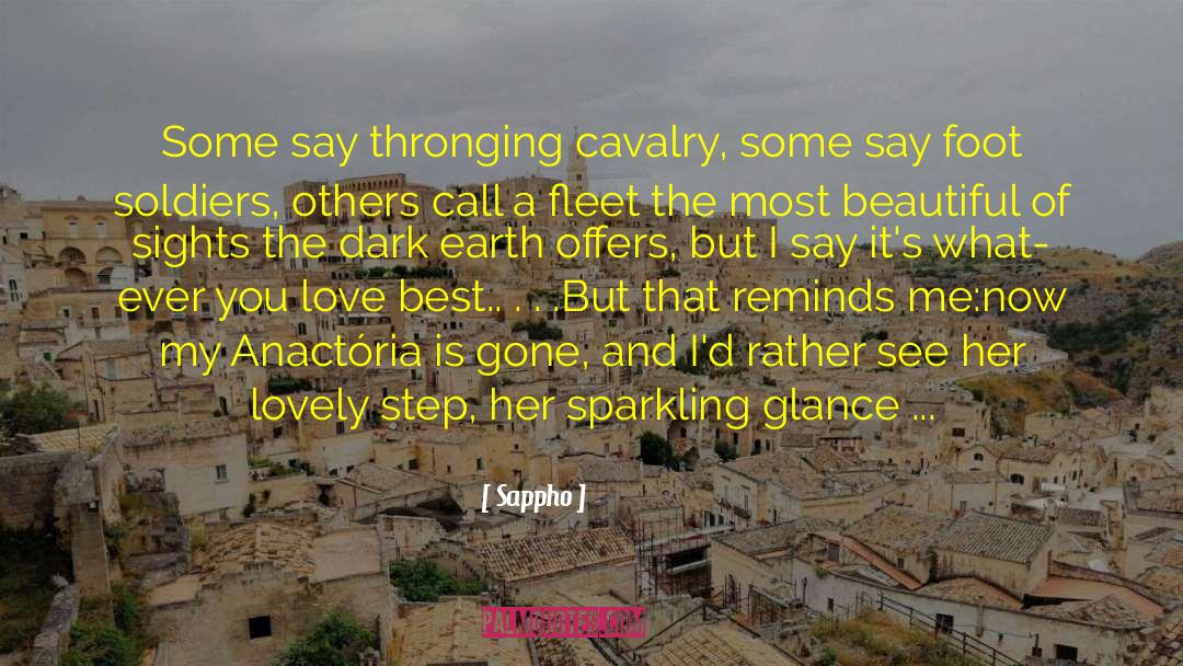 Cavalry Charges quotes by Sappho
