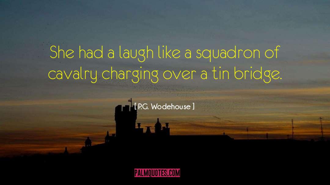 Cavalry quotes by P.G. Wodehouse
