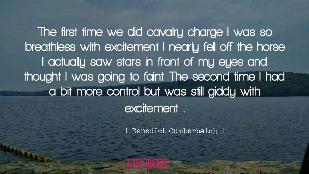Cavalry quotes by Benedict Cumberbatch