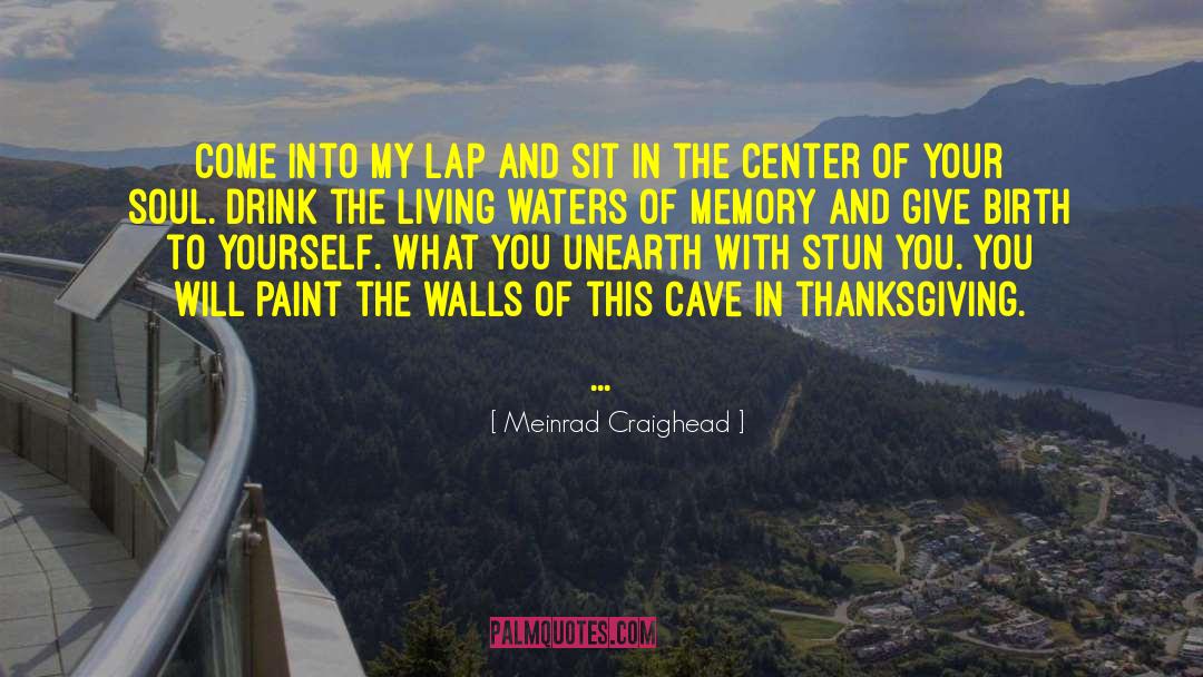 Cave In quotes by Meinrad Craighead