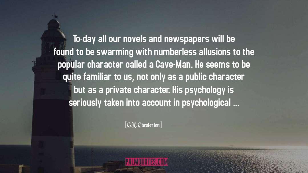 Cave Man quotes by G.K. Chesterton