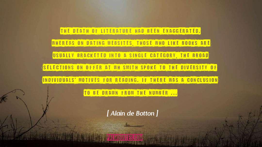 Caveau Selections quotes by Alain De Botton
