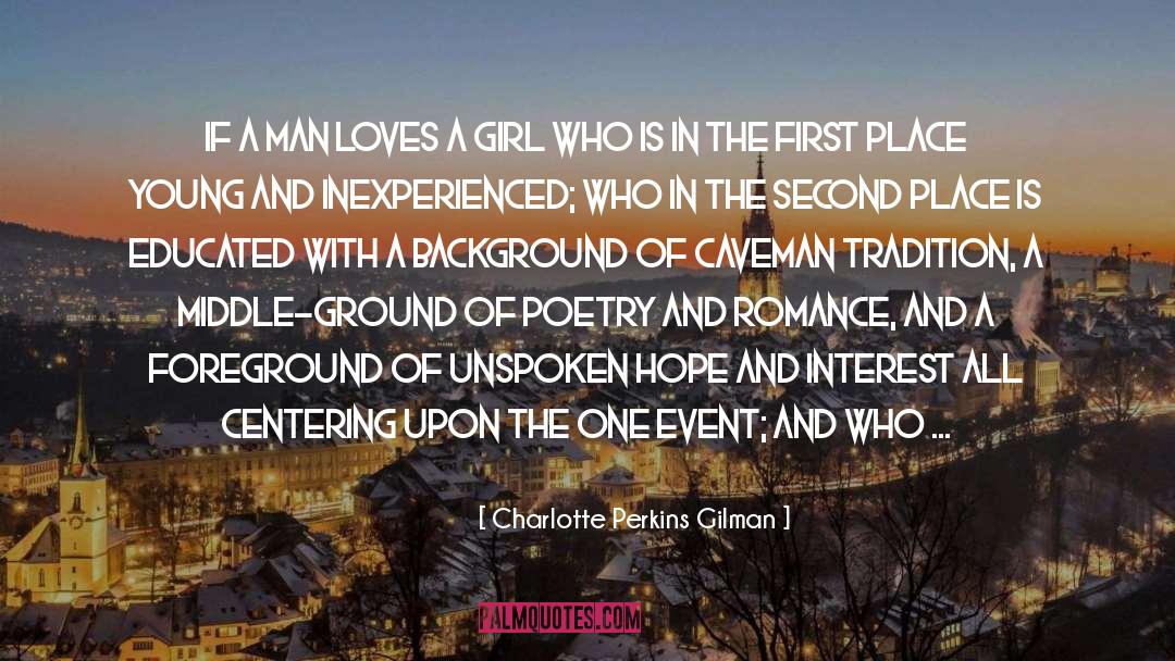 Caveman quotes by Charlotte Perkins Gilman