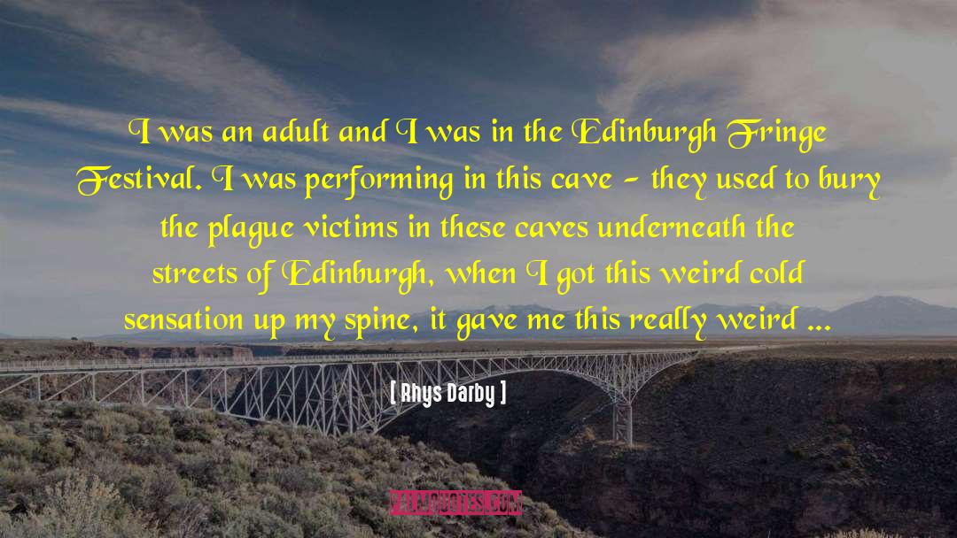 Caves quotes by Rhys Darby