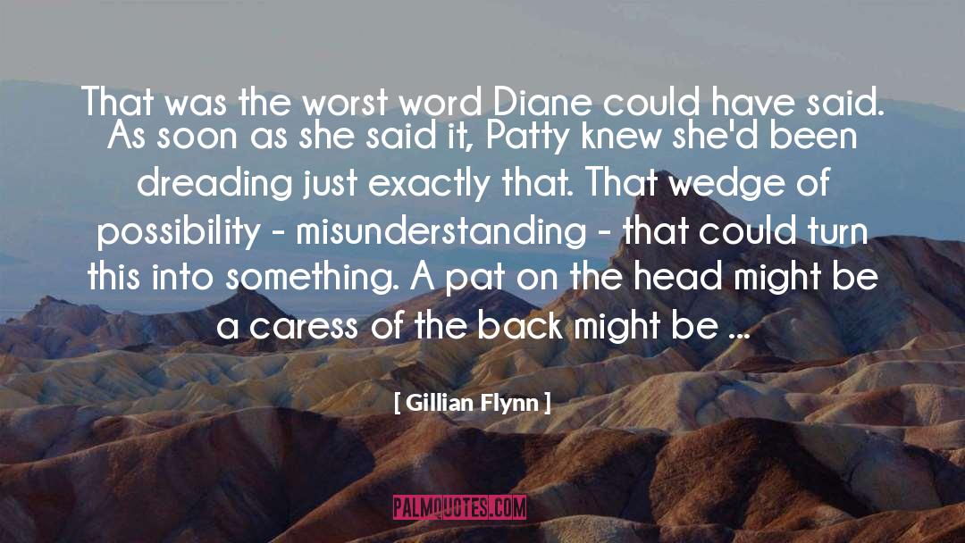 Caving quotes by Gillian Flynn