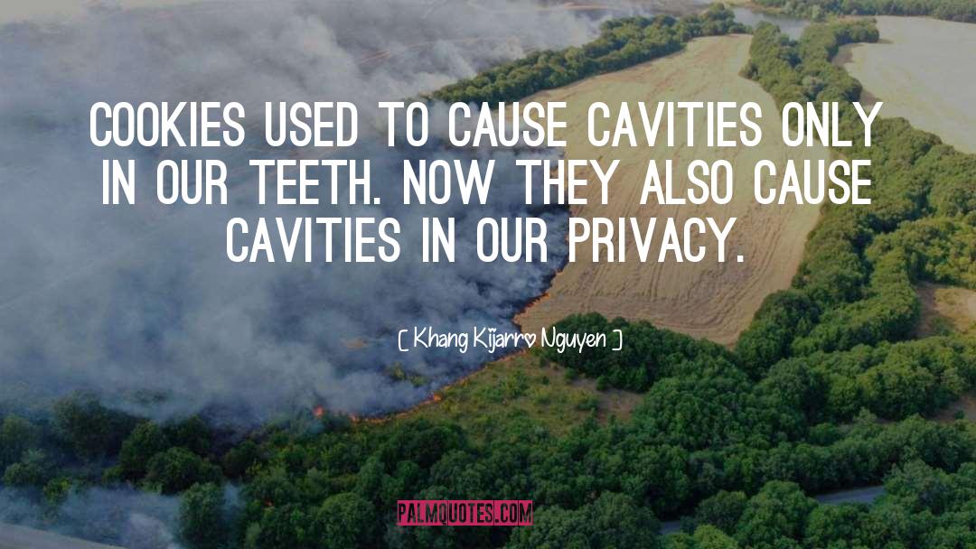 Cavities quotes by Khang Kijarro Nguyen