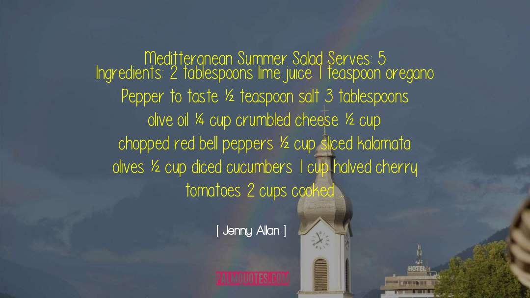 Cayenne Pepper quotes by Jenny Allan
