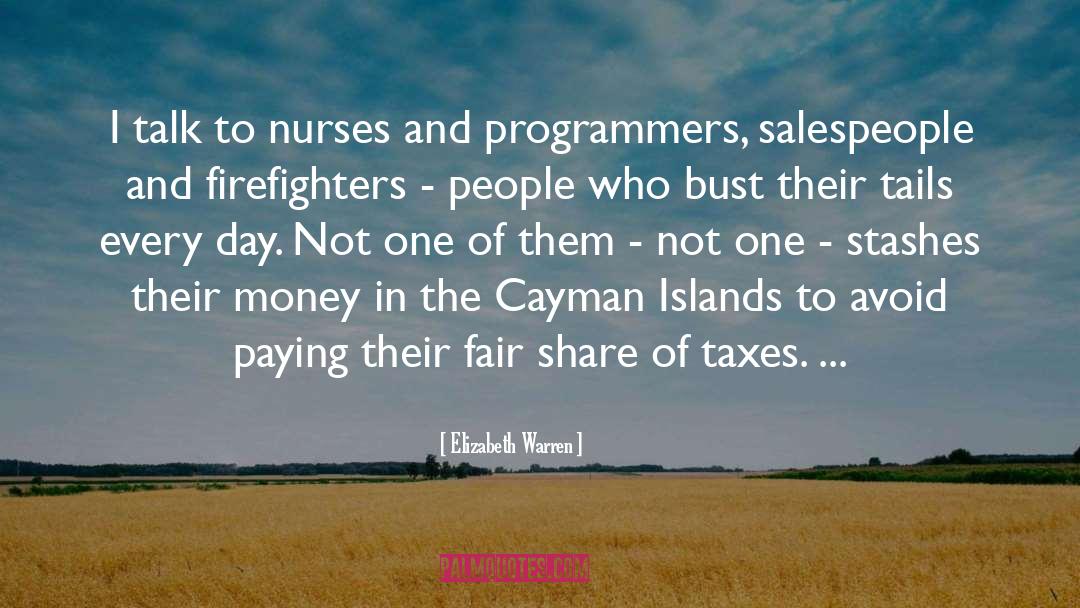 Cayman Islands quotes by Elizabeth Warren