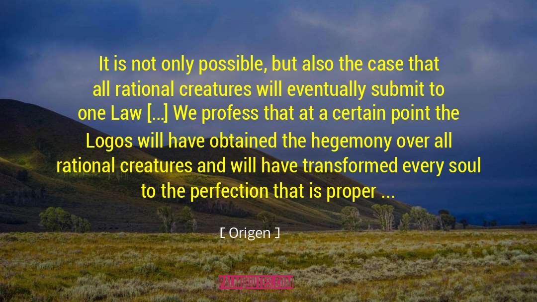 Cc quotes by Origen