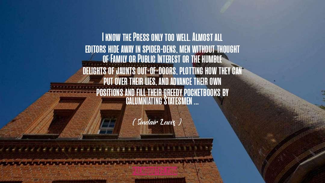 Cd Press quotes by Sinclair Lewis