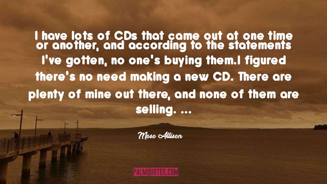 Cd quotes by Mose Allison