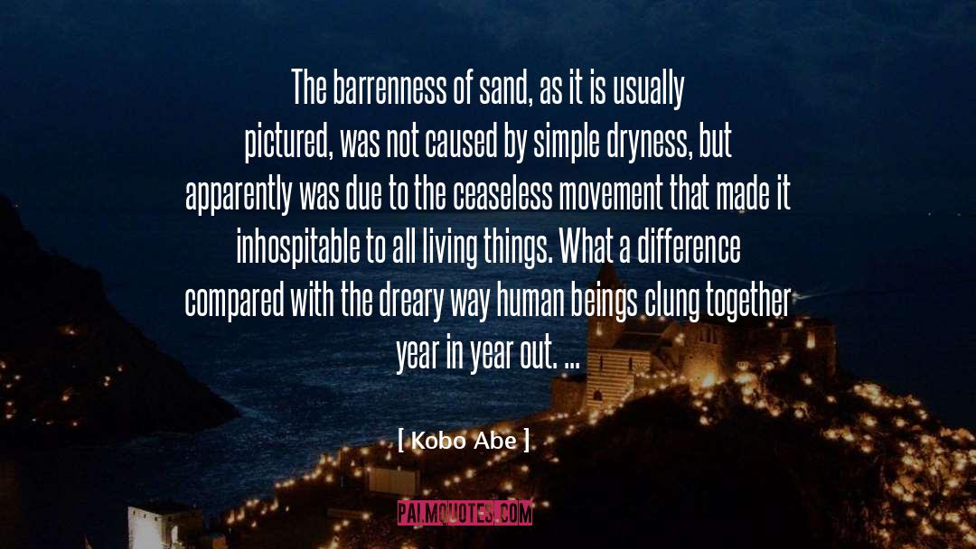 Ceaseless quotes by Kobo Abe