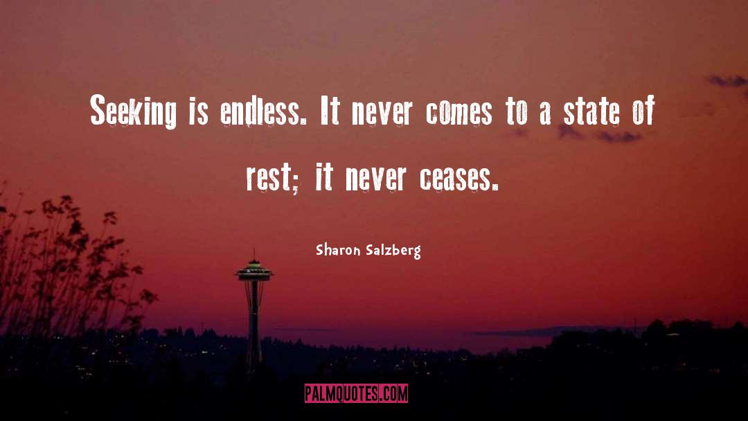 Ceases quotes by Sharon Salzberg