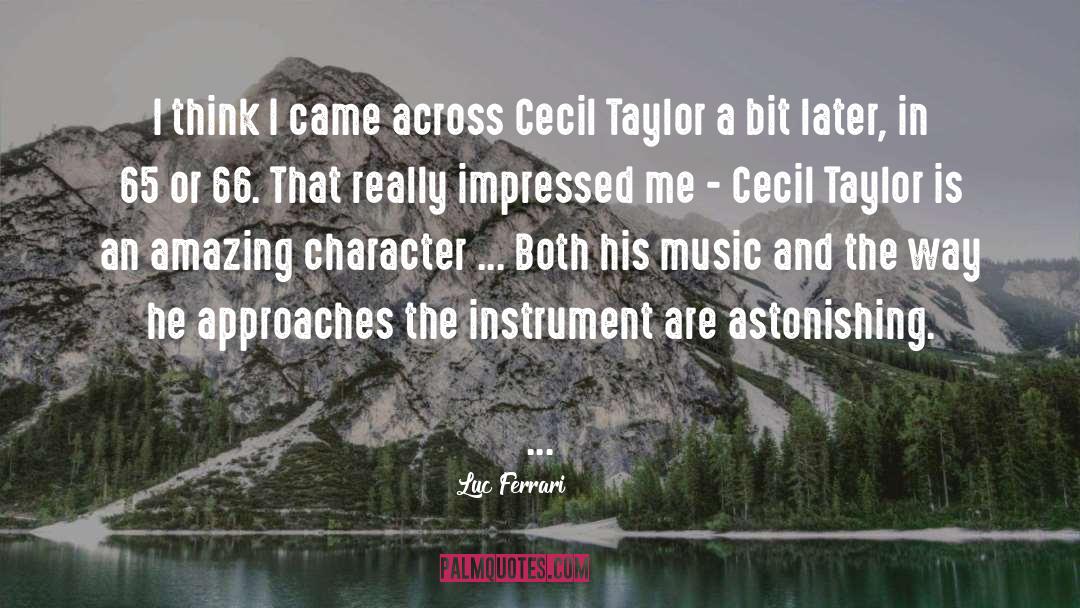 Cecil quotes by Luc Ferrari