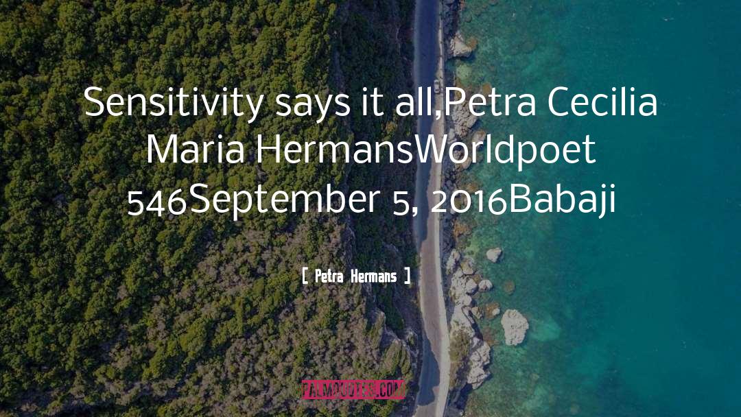 Cecilia quotes by Petra Hermans