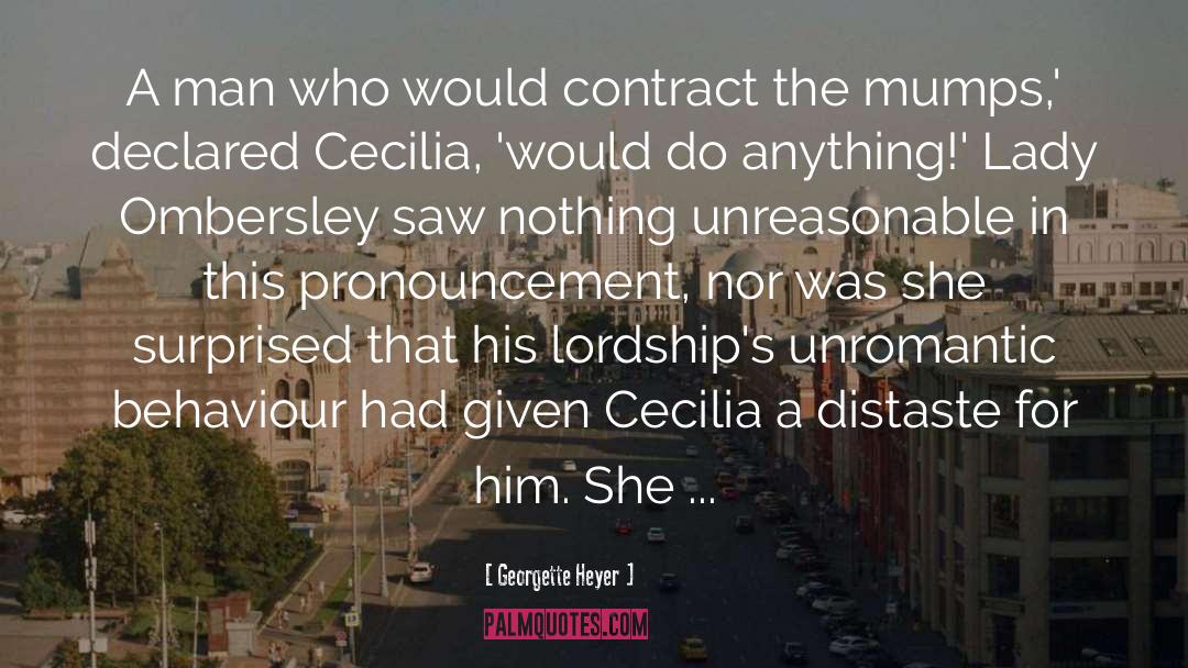 Cecilia Woloch quotes by Georgette Heyer