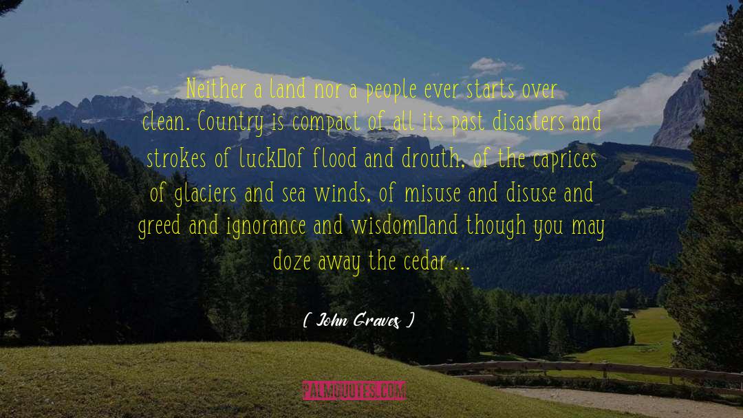 Cedar quotes by John Graves
