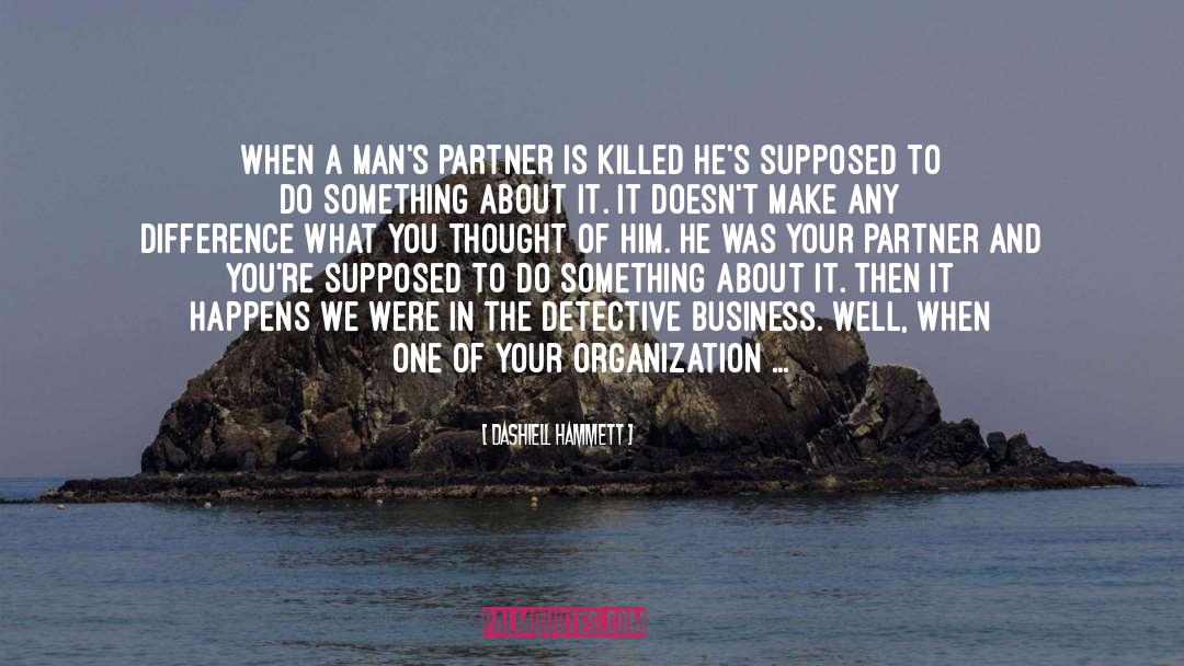 Cedrics Partner quotes by Dashiell Hammett