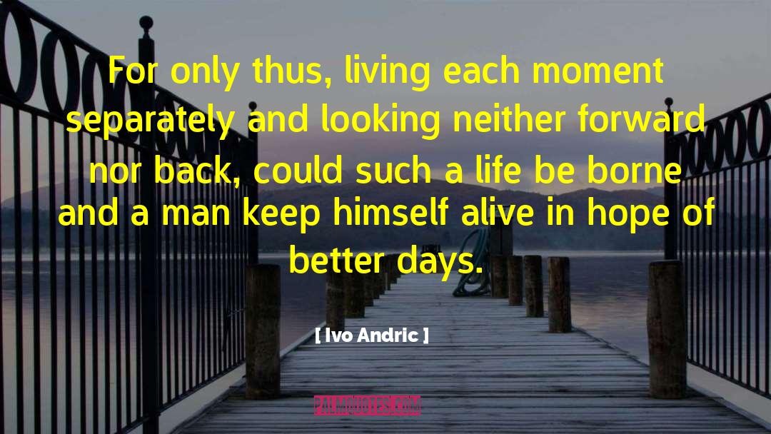 Celebrate Each Moment quotes by Ivo Andric