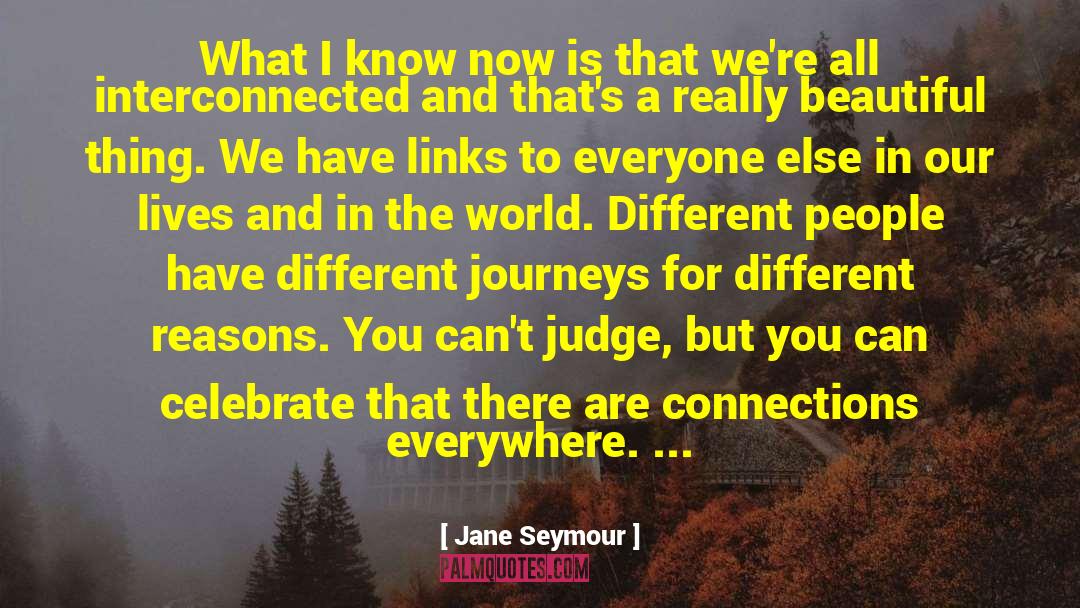 Celebrate Individuality quotes by Jane Seymour