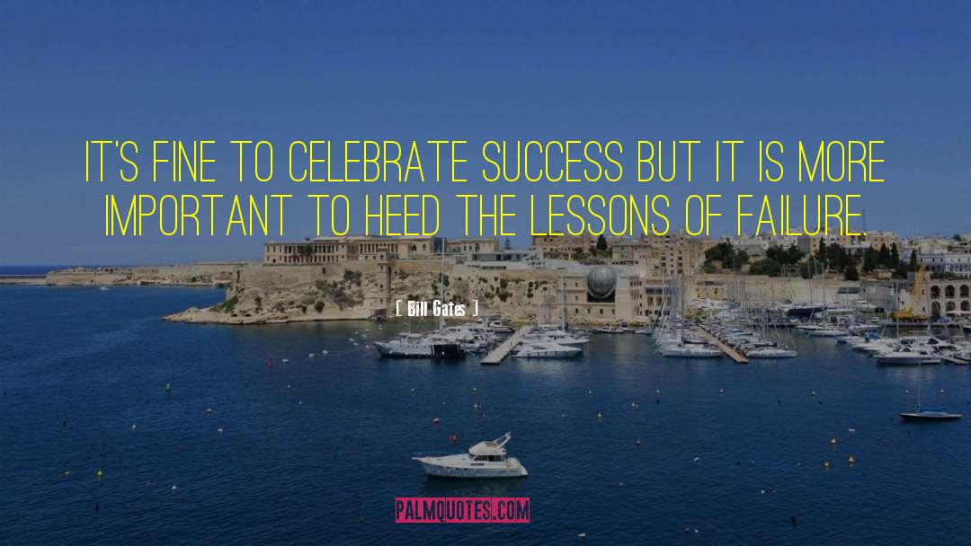 Celebrate Success quotes by Bill Gates