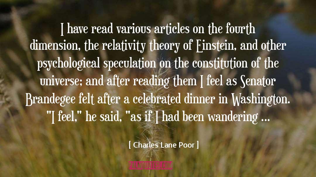 Celebrated quotes by Charles Lane Poor
