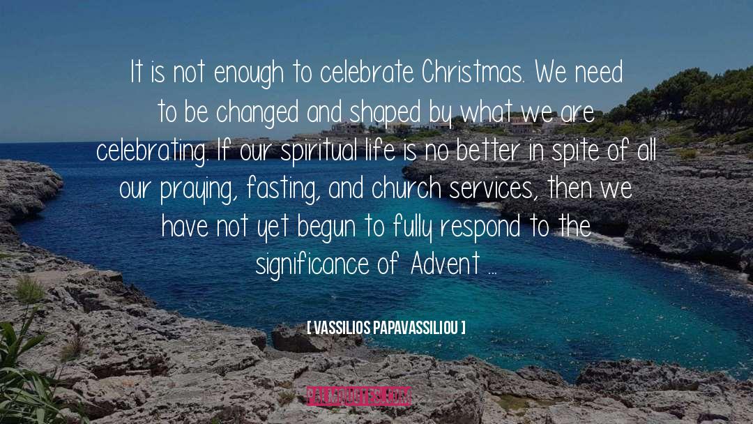 Celebrating Christmas In Heaven quotes by Vassilios Papavassiliou