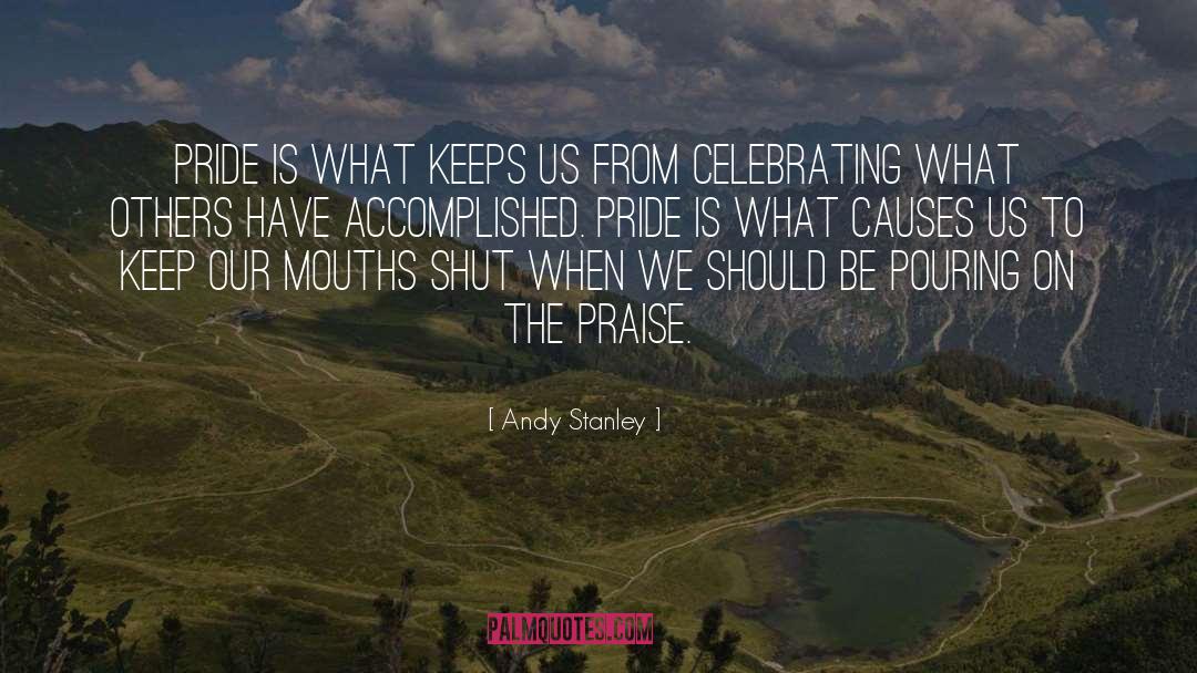 Celebrating quotes by Andy Stanley