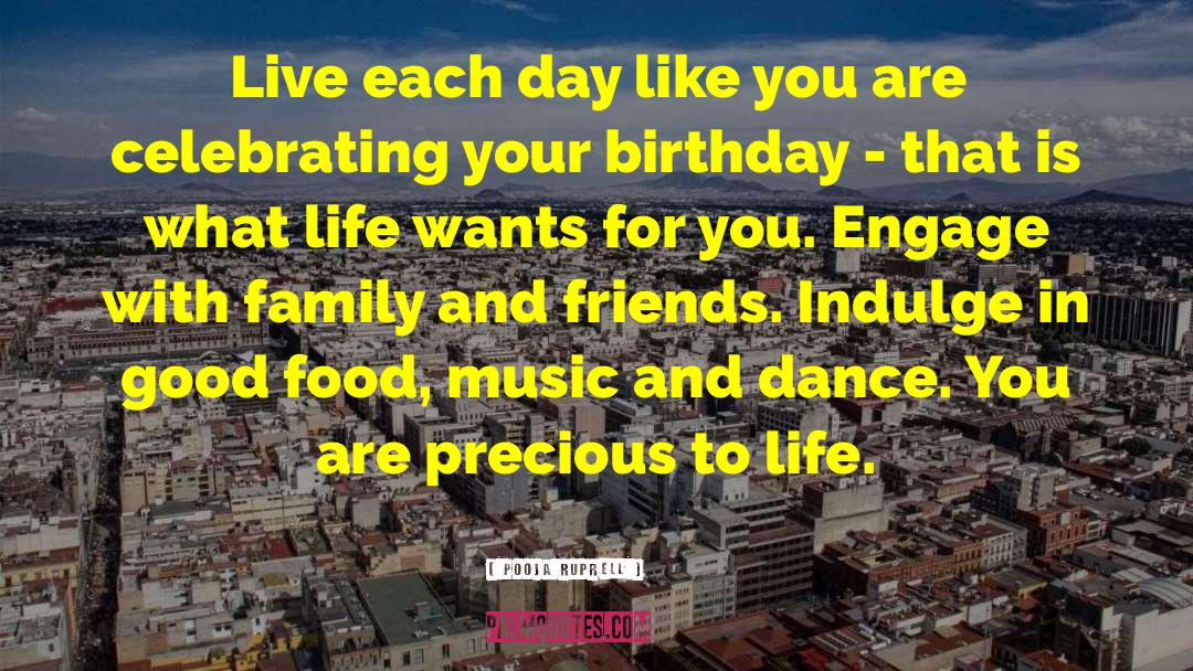 Celebrating Your Birthday quotes by Pooja Ruprell