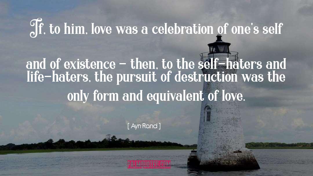 Celebration Of Love quotes by Ayn Rand