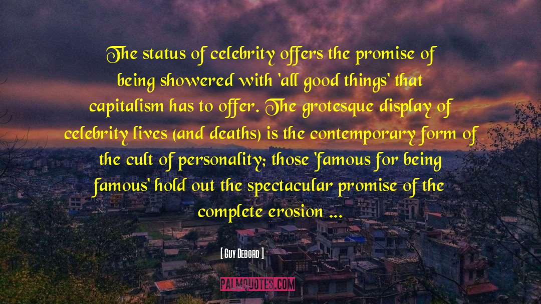 Celebrity Chefs quotes by Guy Debord