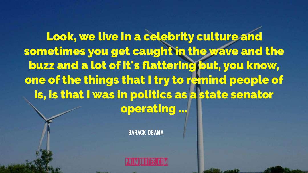 Celebrity Culture quotes by Barack Obama