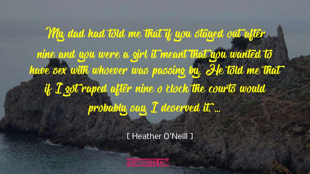 Celebrity Sex Tapes quotes by Heather O'Neill
