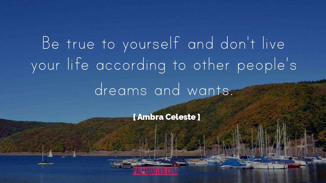 Celeste quotes by Ambra Celeste