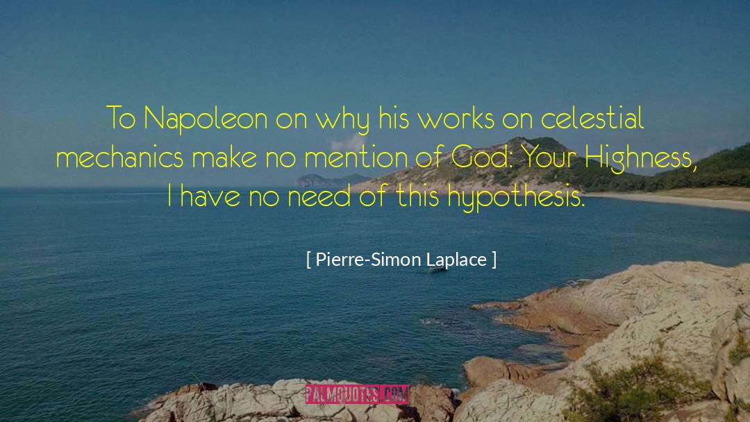 Celestial Mechanics quotes by Pierre-Simon Laplace