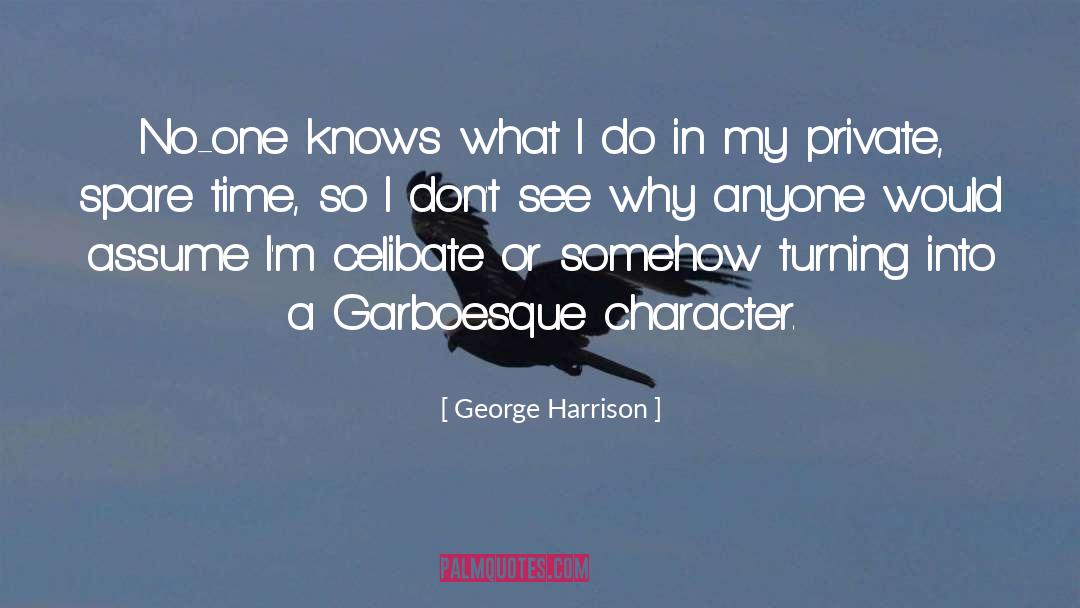 Celibate quotes by George Harrison