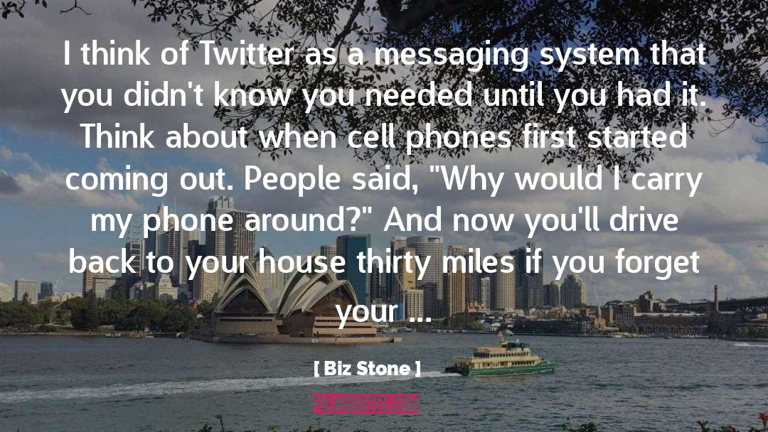 Cell Phones quotes by Biz Stone