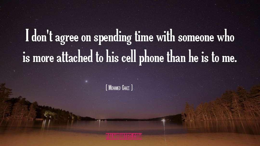 Cell Phones Texting quotes by Mohamed Ghazi