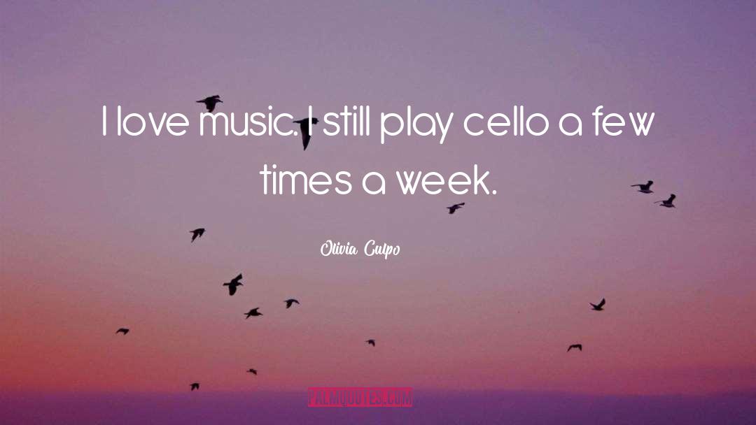 Cello Music Bach Poetry quotes by Olivia Culpo