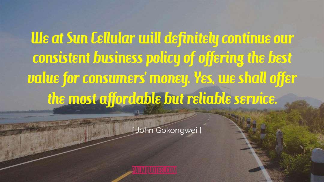 Cellular quotes by John Gokongwei