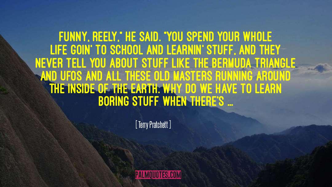 Celone Bermuda quotes by Terry Pratchett