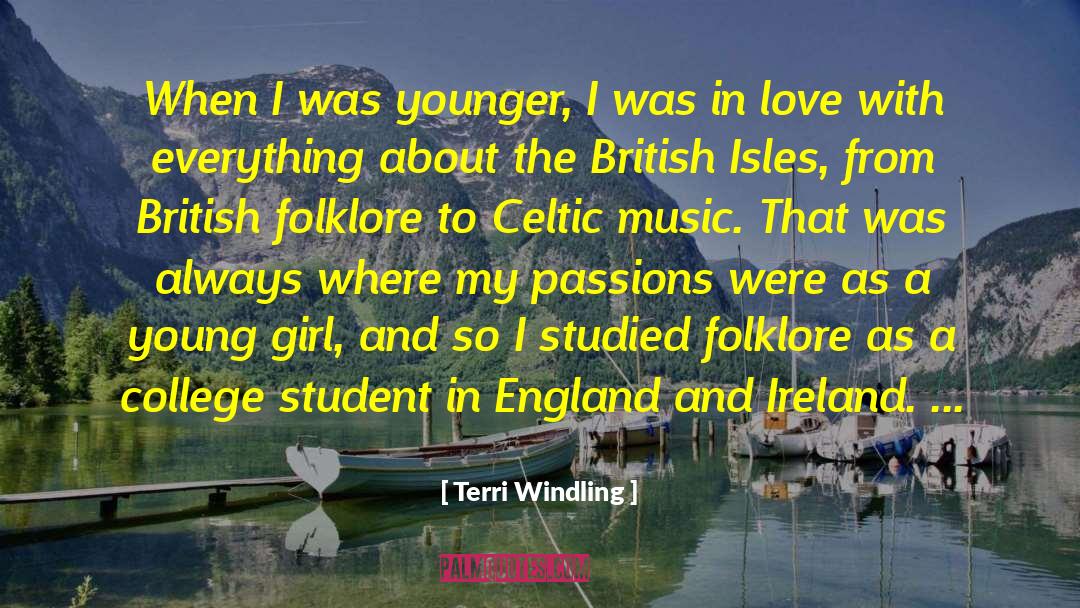 Celtic Music quotes by Terri Windling