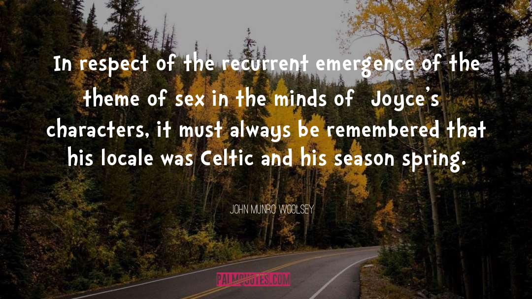 Celtic quotes by John Munro Woolsey