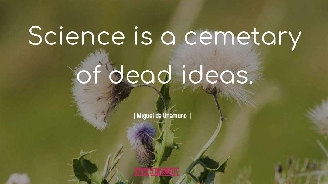 Cemetary quotes by Miguel De Unamuno